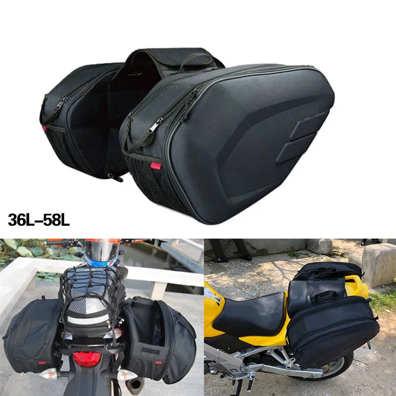 Universal Motorcycle Waterproof Racing Moto Helmet Travel Bags Suitcase Saddlebags For  KAWASAKI  Honda Bag