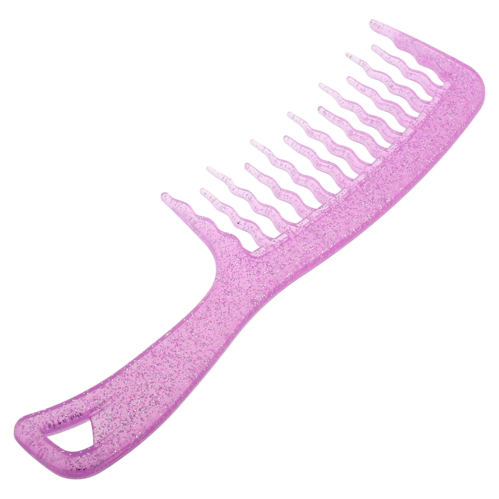 

Премиум-расческа с широкими зубьями для распутывания кудрявых волос, инструмент для укладки, эргономичная ручка, стильный дизайн, для салонов и домашнего использования