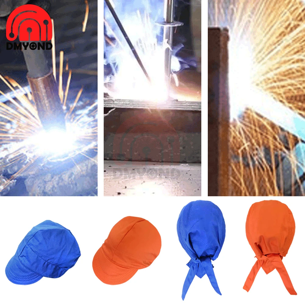 Pure Cotton Welding Cap Anti-splash High-quality Flame Retardant Welding Protective Cap Dustproof Labor Protection Welding Cap