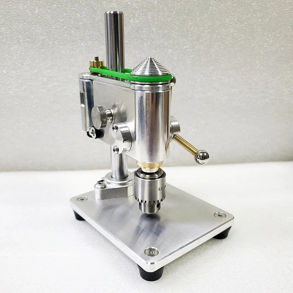 

100-240V Mini Drilling Machine Mechanical Decorative Adjustable Pressure Precision Watch Bench Drill Model Crafts Series
