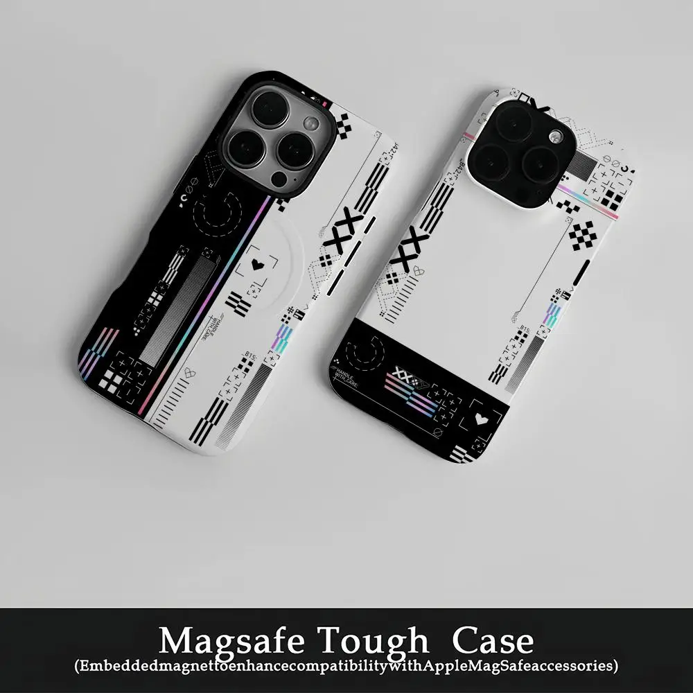 لعبة CSGO Printstream جراب هاتف جراب هاتف مغناطيسي آيفون 16 15 14 13 12 11 Pro Max X XR XSMax 7 8 Plus طبقة لامعة صلبة