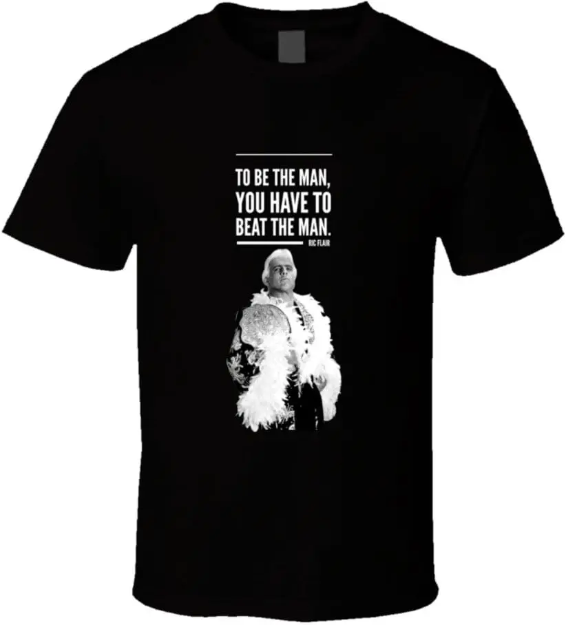 RIC Flair Classic Wrestling Quote T Shirt S Black