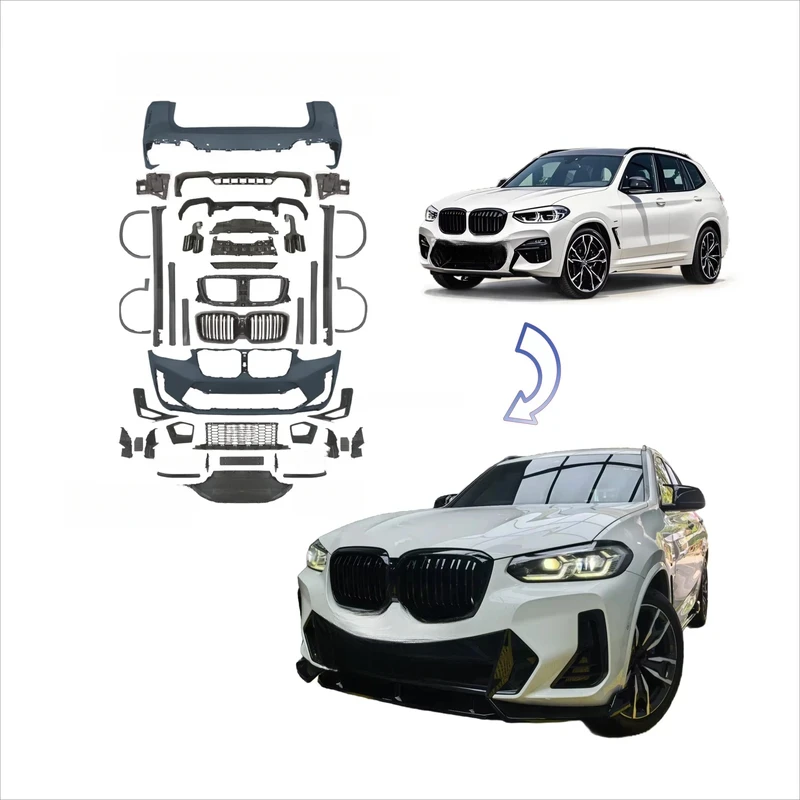 

New X3 F97 Pre 2018-2021Chang to G01 X 2023 Style-sport Style Bodykit Bumper Facelift