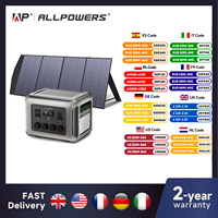 ALLPOWERS R2500 Portable Power Station 2500W (4000W Peak) 2016Wh LiFePO4 Solar Generator with Solar Panel 4 AC Outlets for Home