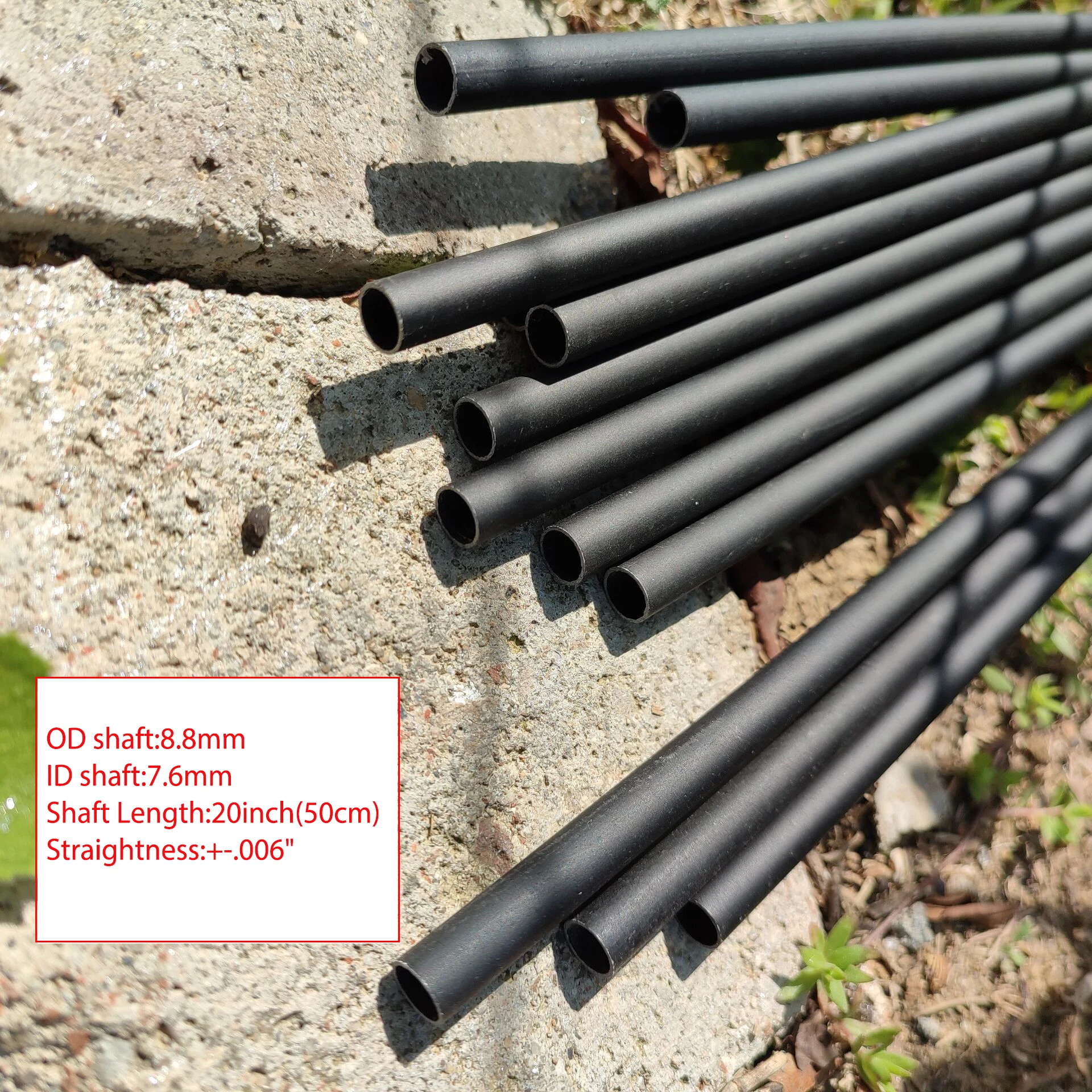 9PCS 20Inches Archery Carbon A - Arrow Carbon Shaft review and price