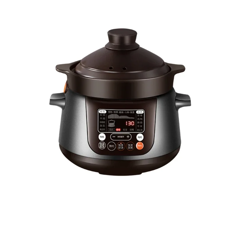 TG40YC5 electric stew pot intelligent automatic soup cooker electric casserole purple sand ceramic health porridge home