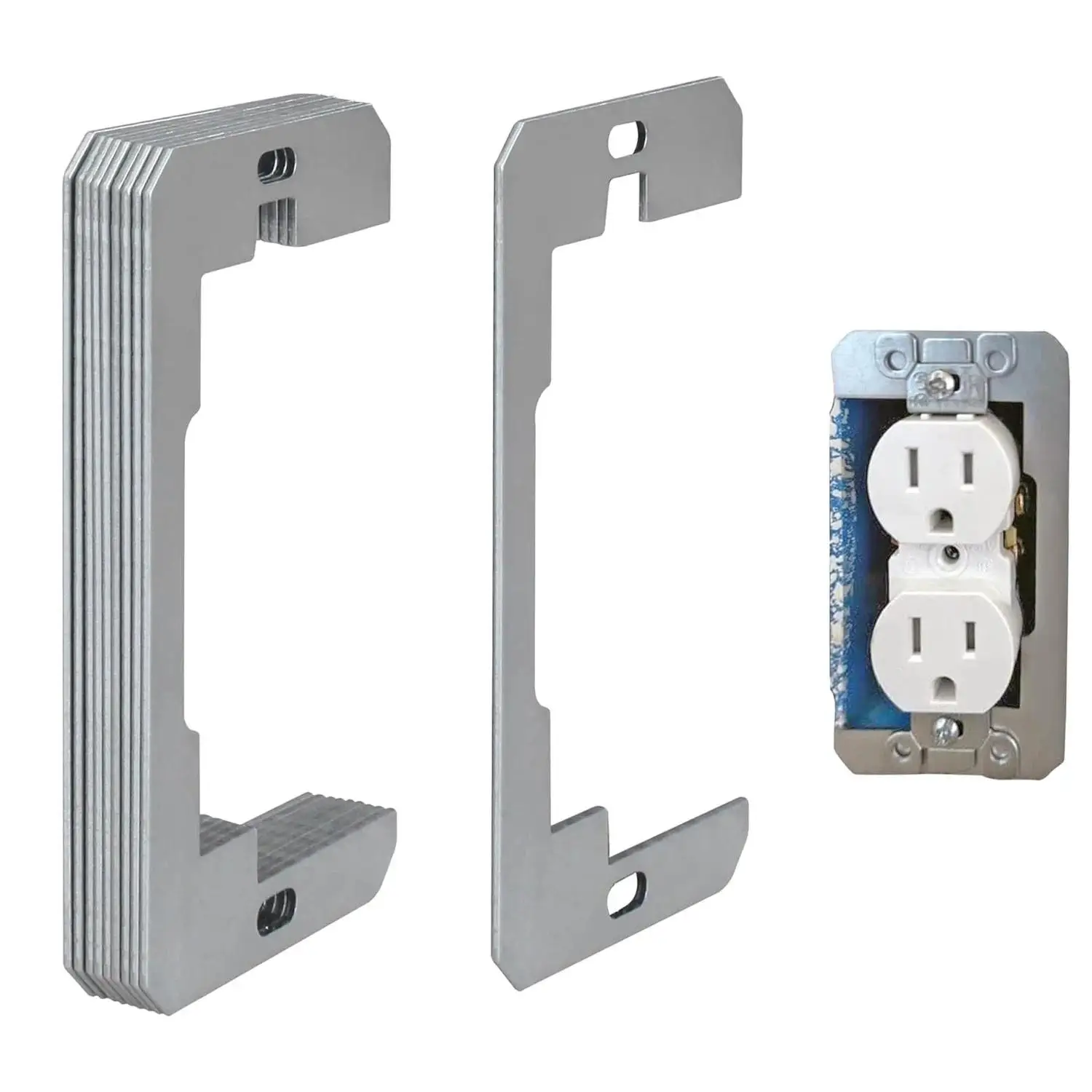 5/10pcs Outlet Leveling Spacers Kit, Wall Plate Switch Adjustment Spacer Shims, Recessed Electrical Socket Correction Gaskets