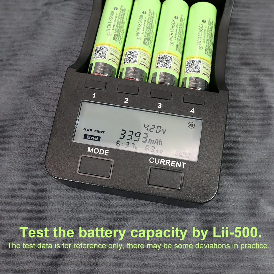 Liitokala Original 3400mah 18650 Rechargeable Lithium Battery NCR18650B 3.7V Suitable for Flashlight (No PCB)