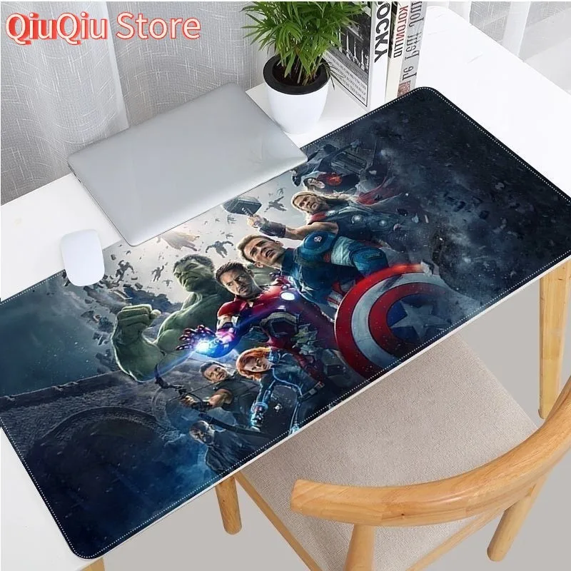 Alfombrilla antideslizante de Los Vengadores de la guerra Infinity para videojuegos, alfombrilla de escritorio para ordenador portátil, alfombrilla para ratón, alfombrilla para ratón, alfombrilla para jugador, decoración del hogar