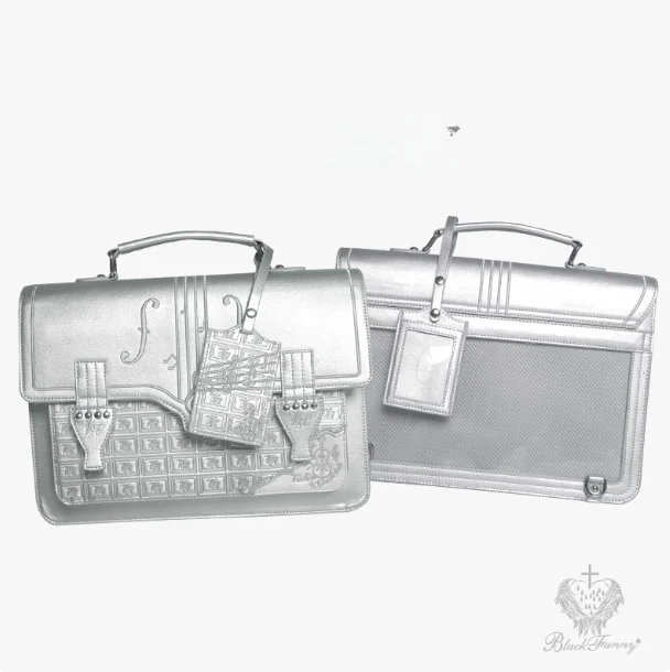 

Ретро Harajuku вышитая музыкальная нота сумка женская кожаная двусторонняя сумка на плечо большой вместимости женская прозрачная сумка Ita