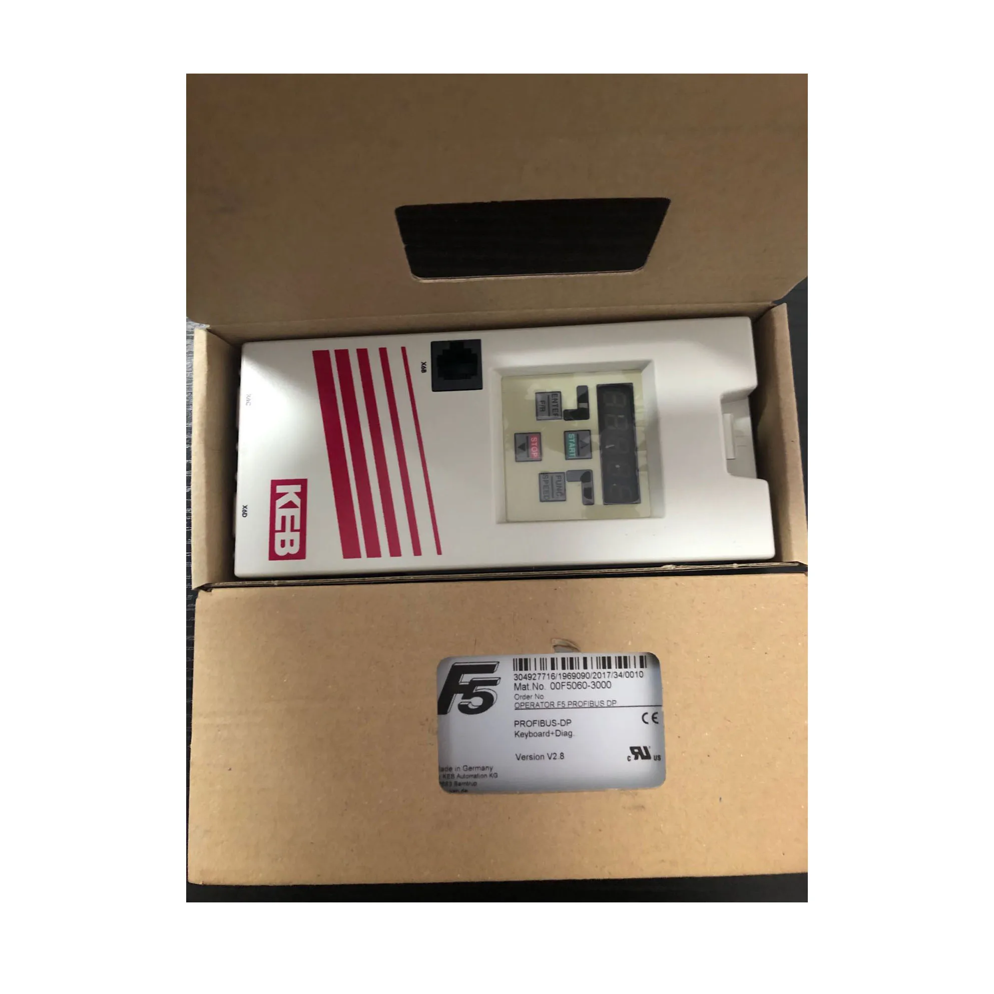 

Original KEB 00F5060-3000 Keyboard