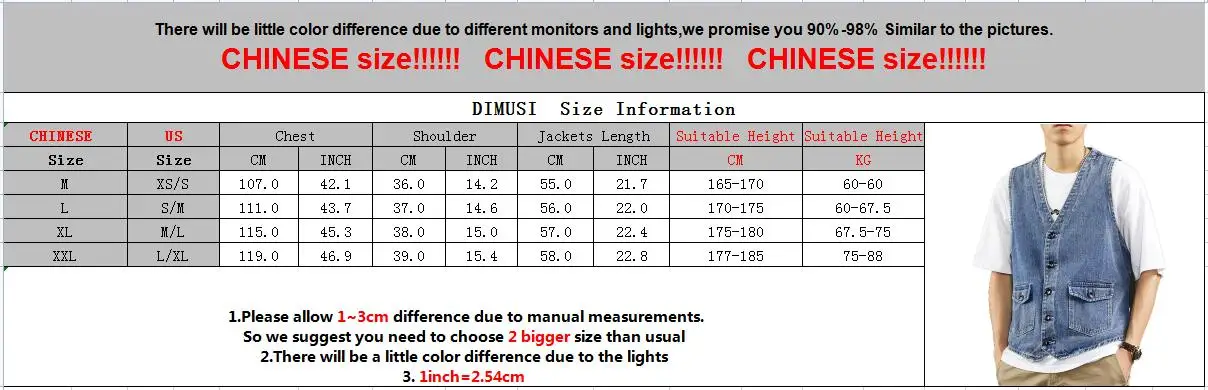DIMUSI Autumn Men\'s Vest Vintage Denim Jeans Vest Male Black Sleeveless Jackets Men retro Tooling Jeans Waistcoats Clothing