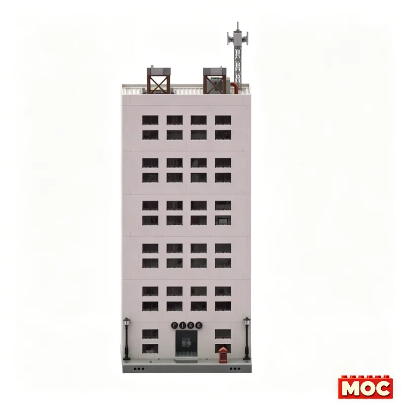 2577 PCS Customize Fisk Tower Modular City Street View MOC Creative Architecture Model DIY Assembly Education Toy Festival Gift