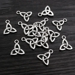 40pcs 14x12mm Antique Silver Plated Alloy Small Charms Pendant DIY Jewelry Making Accessories Findings For Necklace Bracelet