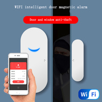 Window Garage Wireless Sensor Remote Anti-theft Detection Alarm Wi-Fi Intelligent Door Magnetic Detector Tuya APP Linkage Switch
