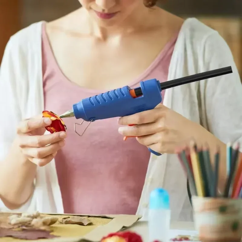 Черный термоклеевой клей-карандаш 7 мм/11 мм Strong Visco Home DIY Инструменты для электрического клеевого пистолета Ремонтные наборы для альбомов оптом