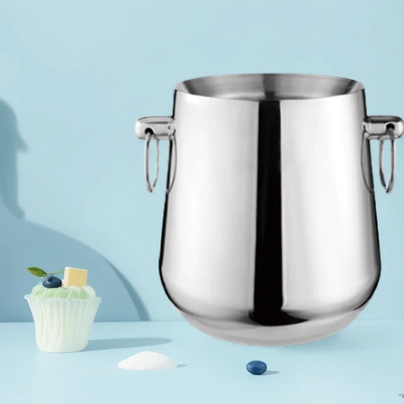 الفولاذ المقاوم للصدأ طبقة مزدوجة سميكة البريطانية الفرنسية اليابانية الشمبانيا دلو الغربية هونغ كونغ الشمبانيا دلو الموسع luxu #3