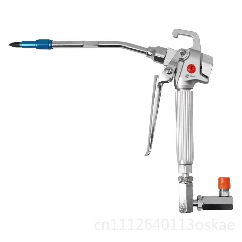 Precision butter gun start high pressure oil injection gun butter nozzle manual grip oil injector gun head