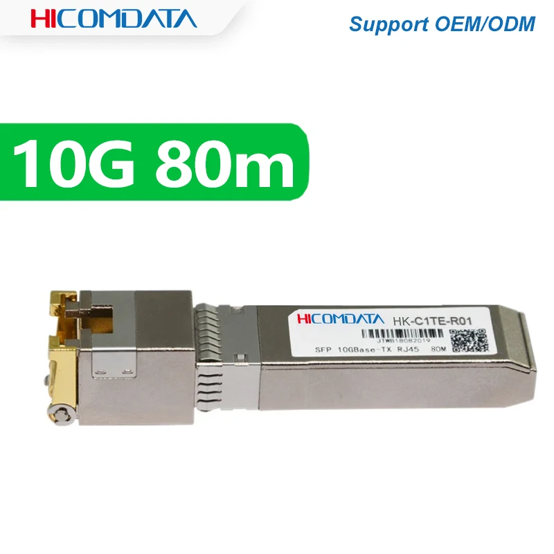 Imagem -03 - Módulo Transceptor de Fibra Óptica Ftth Compatível com Cisco Interruptor Mikrotik 10gb Sfp para Rj45 30m 80m