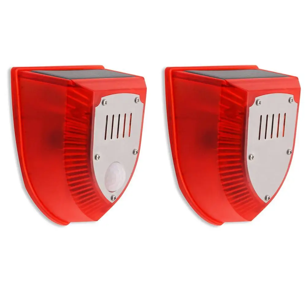 Alarm Animal Repellent Anti-wild Boar Drive Alarm Anti-theft Flashing Remote Control Siren Sensor Alarm Light Detector