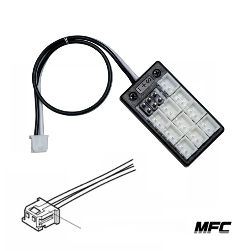 4-in-1 Lichtgruppe Erweiterungsplatine PH2.0 Erweiterungsmodul KZB-MFC für 1/14 Tamiya RC Traktor Muldenkipper Auto Upgarde Diy Teile