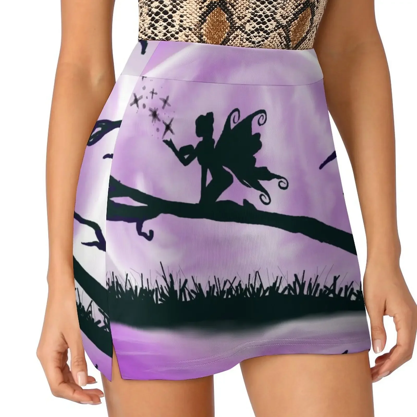 Ethereal Purple Fairy Mini Skirt luxury women skirts Short skirts new in clothes