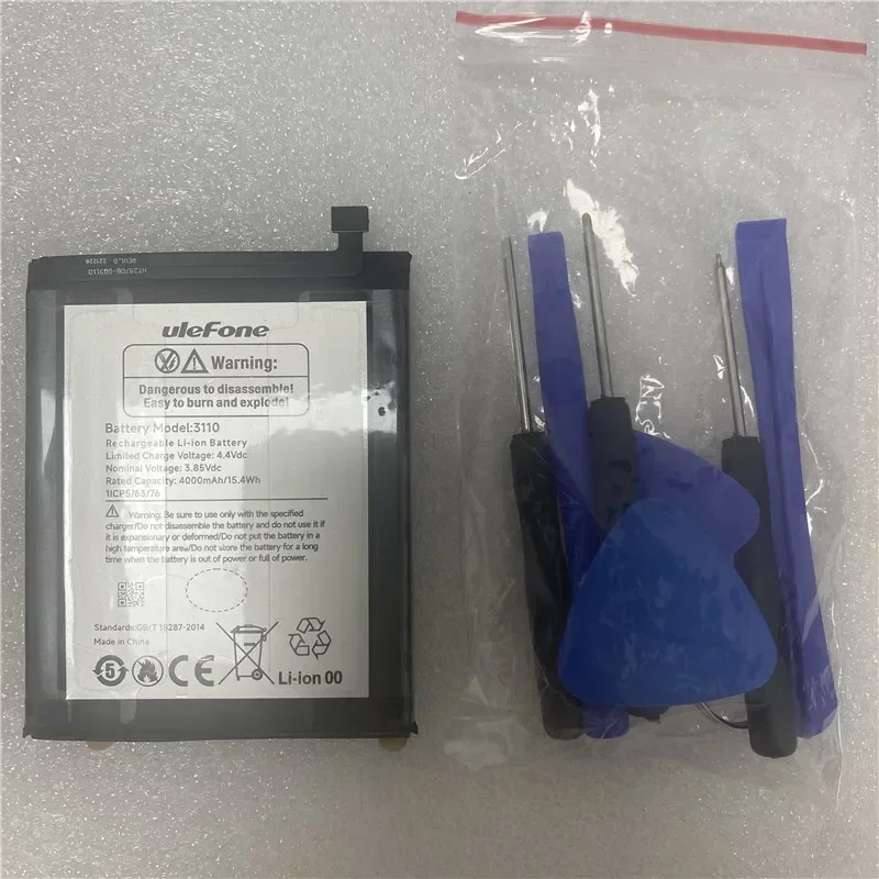 In Stock 100% original battery for Ulefone NOTE 15 battery 4000mAh Long Standby Time for Ulefone note 15 battery