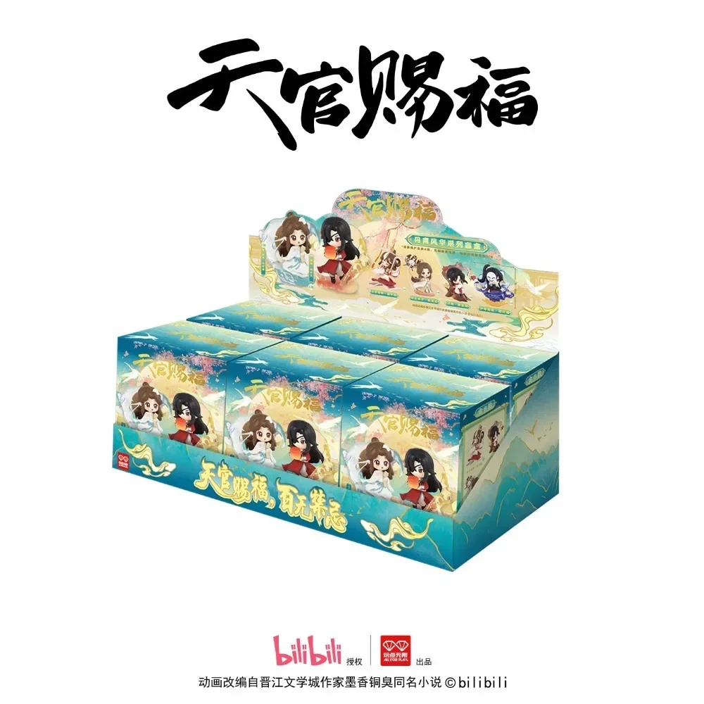 Officiële's Zegen De Pracht van Schilderen Serie Blind Box Tian Guan Ci Fu Mystery Box Xielian & Huacheng Figuur Speelgoed