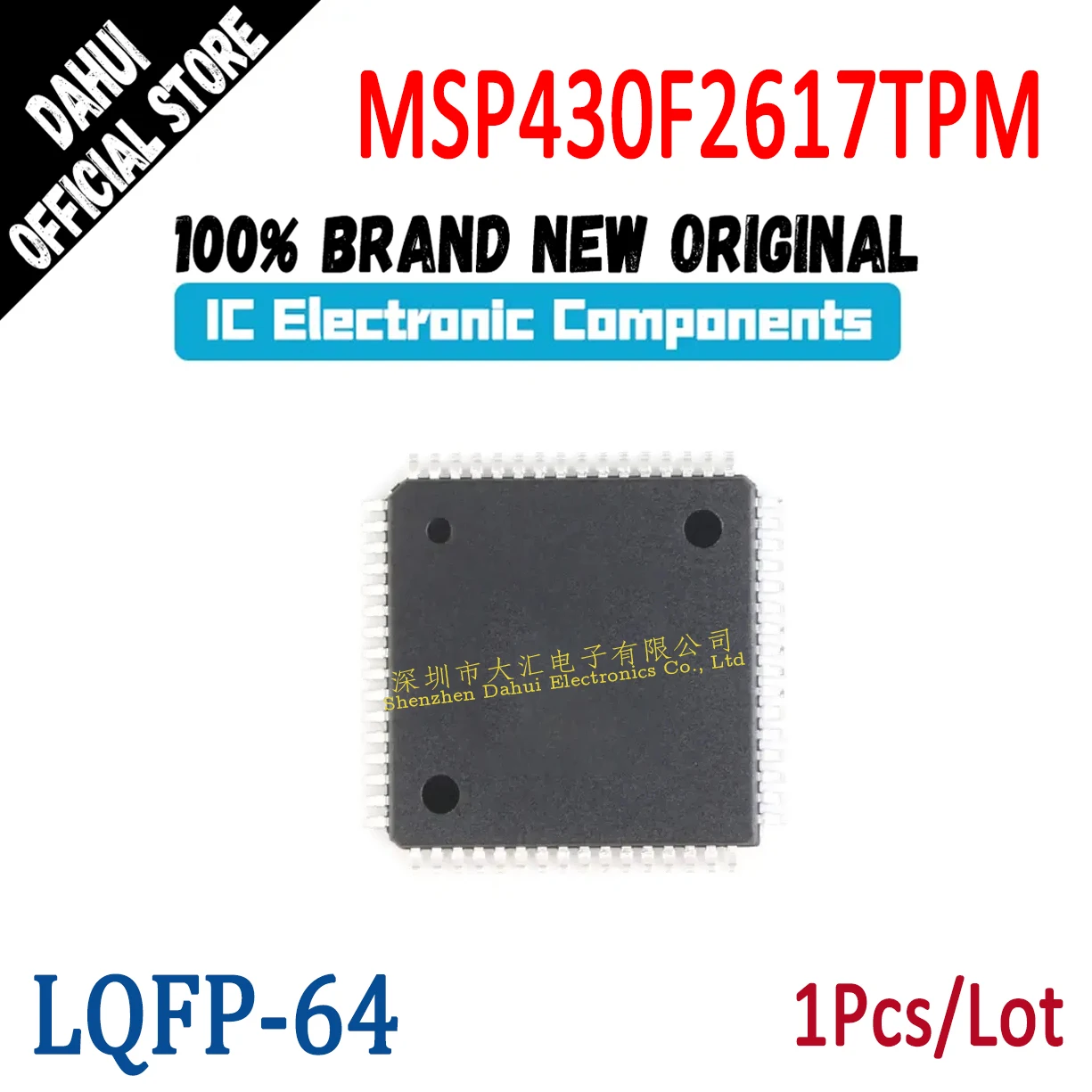 

MSP430F2617TPM M430F2617T REV LQFP-64 Microcontroller chip IC new original