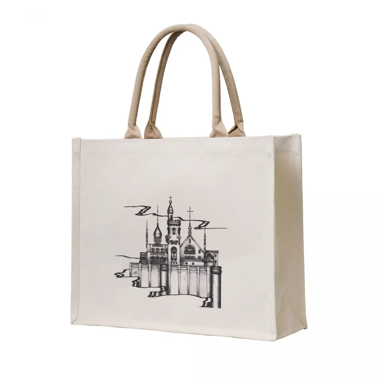 

Castle Between Clouds Tote Bag Gift bags Gift bag Canvas stote bag Women's handbag