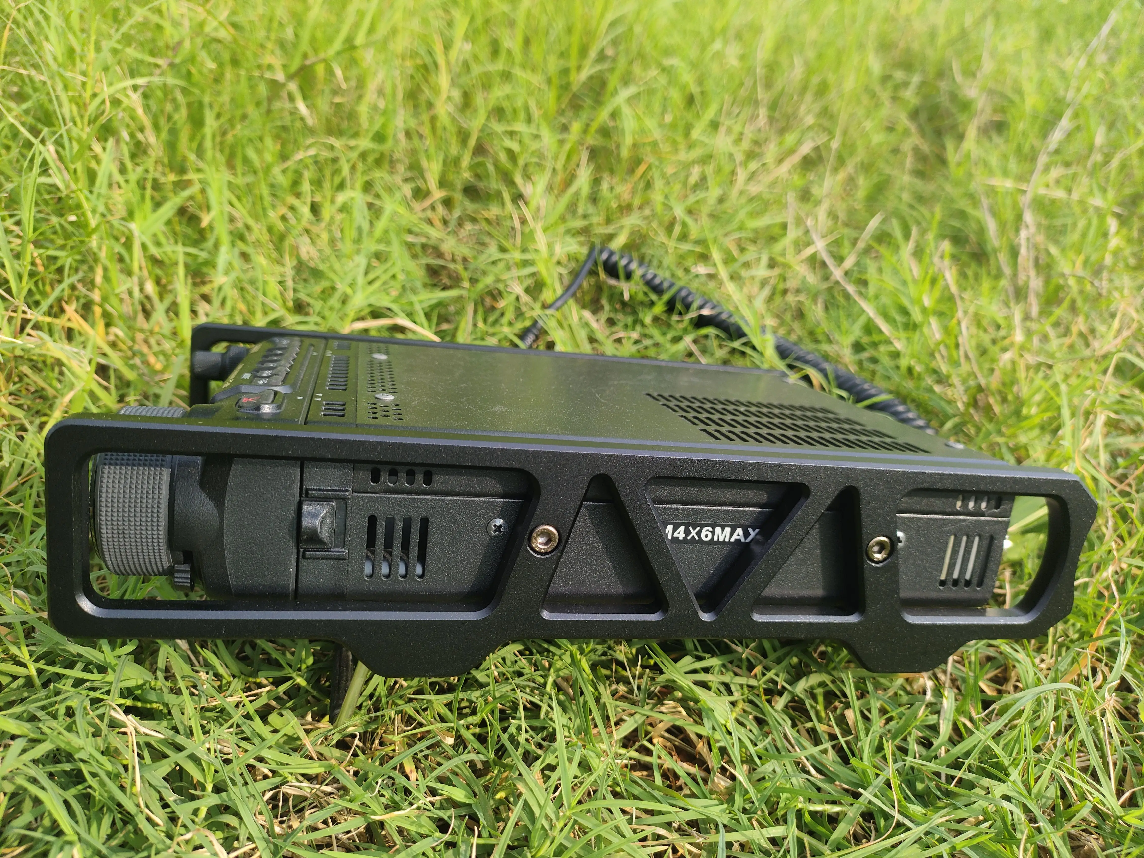 HAM Space ME07 CNC Aluminum Alloy Side Plate Shield Case Handle Carry Protector for YAESU FT-891