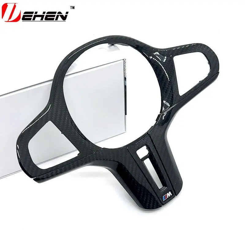

Applicable to BMW full carbon steering wheel cover new 12345678 series X3X4X5X6X7 modified carbon fiber steering wheel