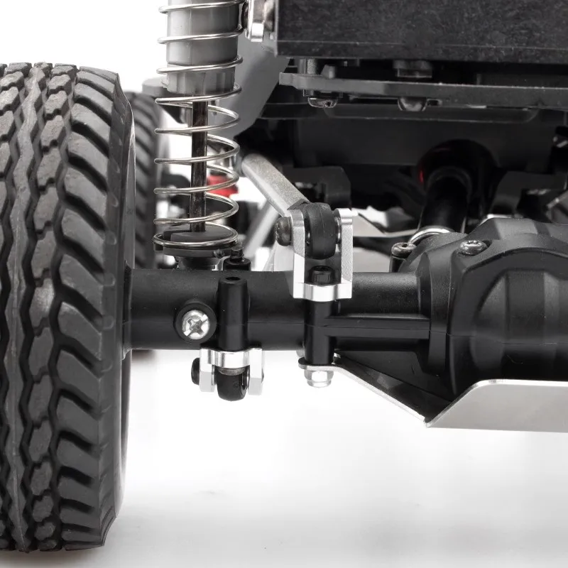 Soportes fijos superiores e inferiores de aleación de aluminio para eje compatible con TAMIYA CC02