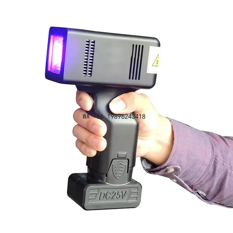 Wmwmnu for Hand Held Battery Operated LED Cured Light 20x20mm UV Led Car Furniture Paint Instant Dry Curing Lamp Sample