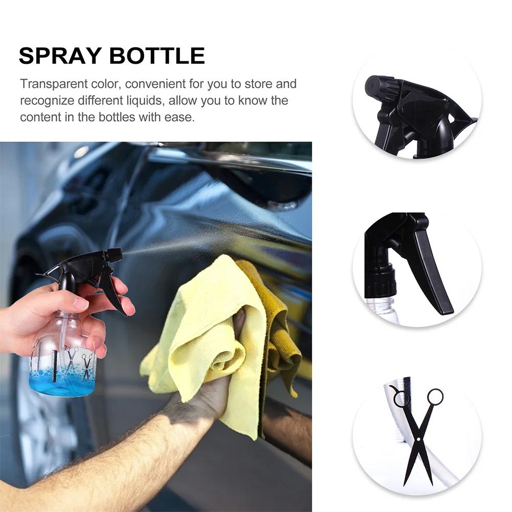 5 stücke Nachfüllbare Spray Flaschen Leere Wasser Sprayer Für Friseur Salon Verwenden Mehrzweck Kunststoff Nebel Flasche Barber Werkzeuge