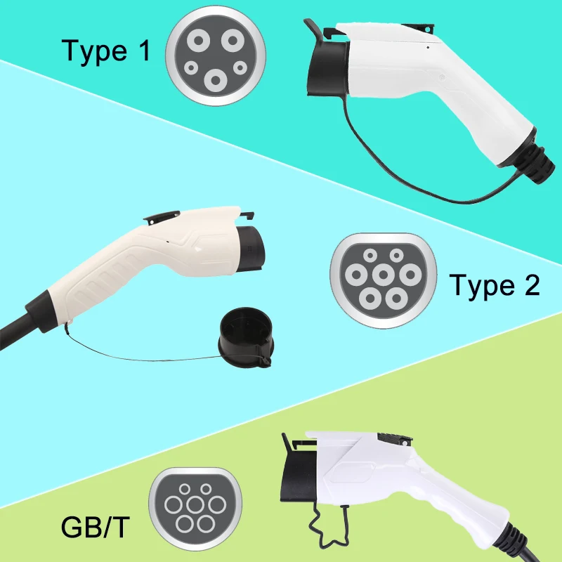 Estación de carga rápida para coche eléctrico, cargador Ac Ev tipo 2, Ocpp, 32a, 16a, Evse, Wallbox, función App, 11kW, 22kW, Ev, nuevo producto