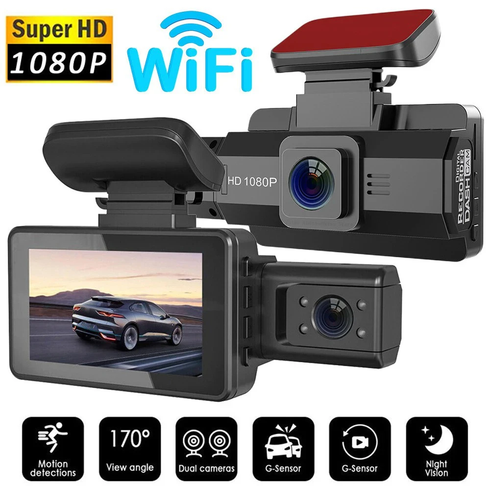 

Car DVR WiFi Dash Cam Vehicle Camera 1080P FHD Drive Video Recorder Night Vision Auto Dashcam Black Box Car Accessories G-sensor