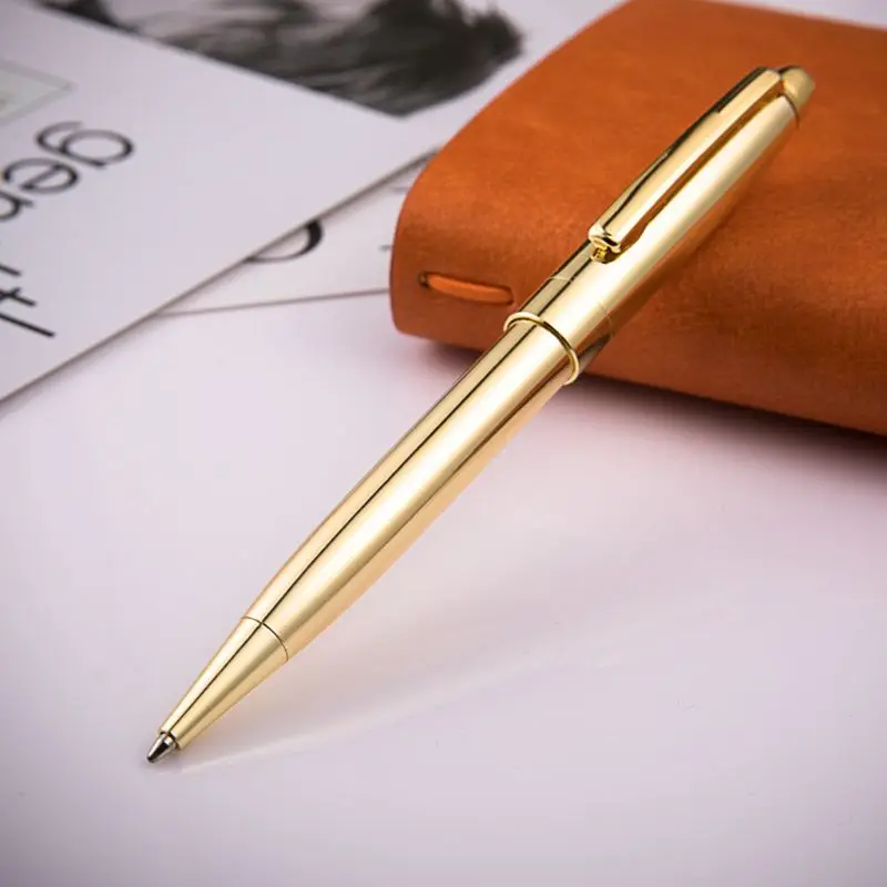 1.0mm Luxury Metal Rotary Ballpoint Pen Rollerball Business School Off 594A