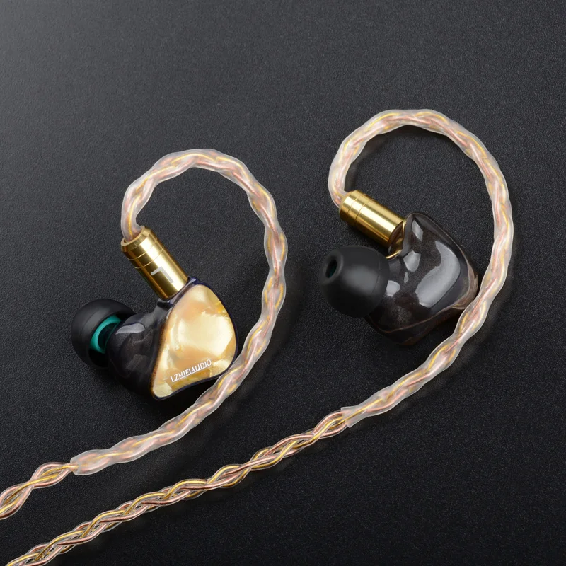 LZ A2 PRO High-end Audiophile Headset 1DD+2 Knowles BA Hybrid 3 Driver In-ear Monitor Earphone HIFI Music Studio Earbud A4 Pro