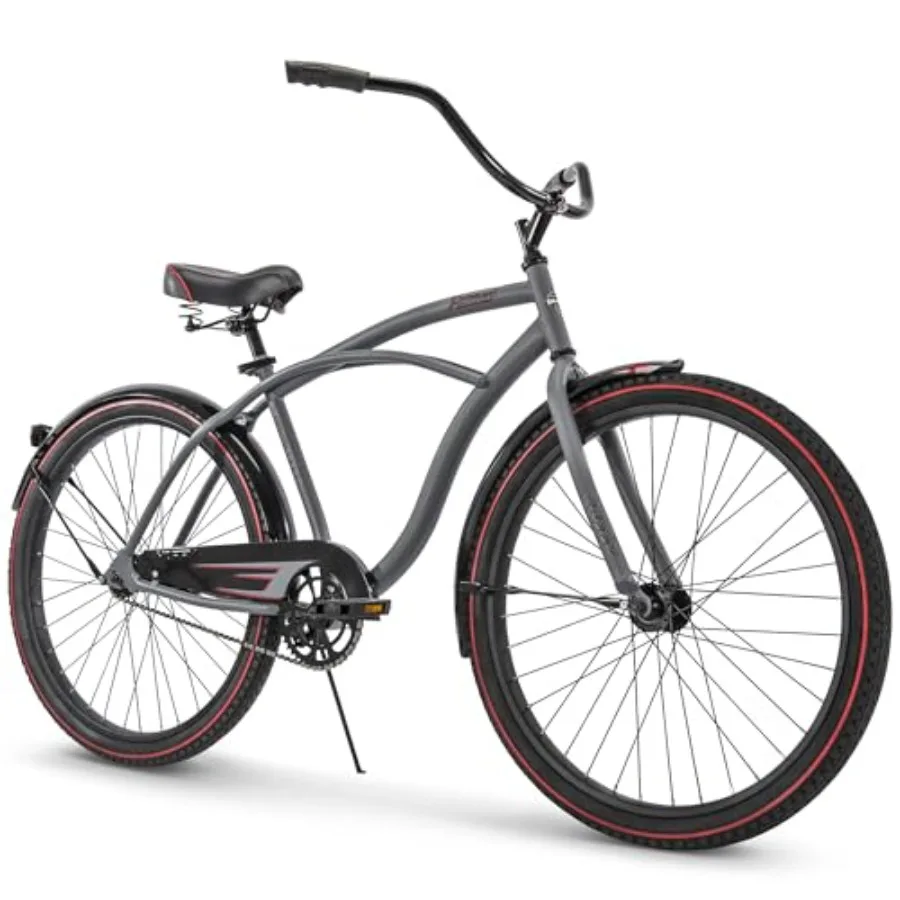 

Cruiser Bike Fairmont or Woodhaven Model 20/24/26 Inch Sizes Casual Rides Ergonomic Design Rear Rack and Basket on Woodhaven Si