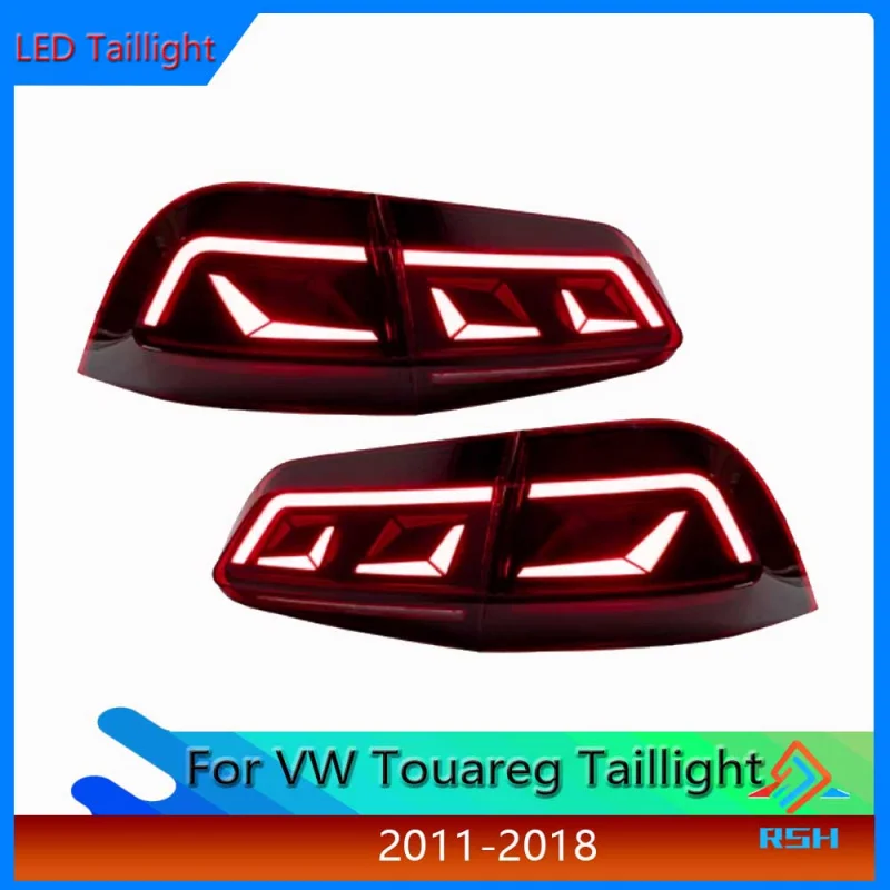 

Tail Light Assembly For VW Volkswagen Touareg 11-18 Auto Parts LED Dynamic Turn Signal Brake Fog Light Plug And Play Accessories