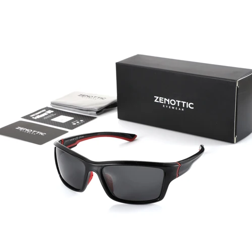 Imagen 1 del producto ZENOTTIC Moda Ciclismo Gafas de sol Protección UV Deporte Gafas de sol polarizadas para hombres Mujeres Conducción Sombra Viajes