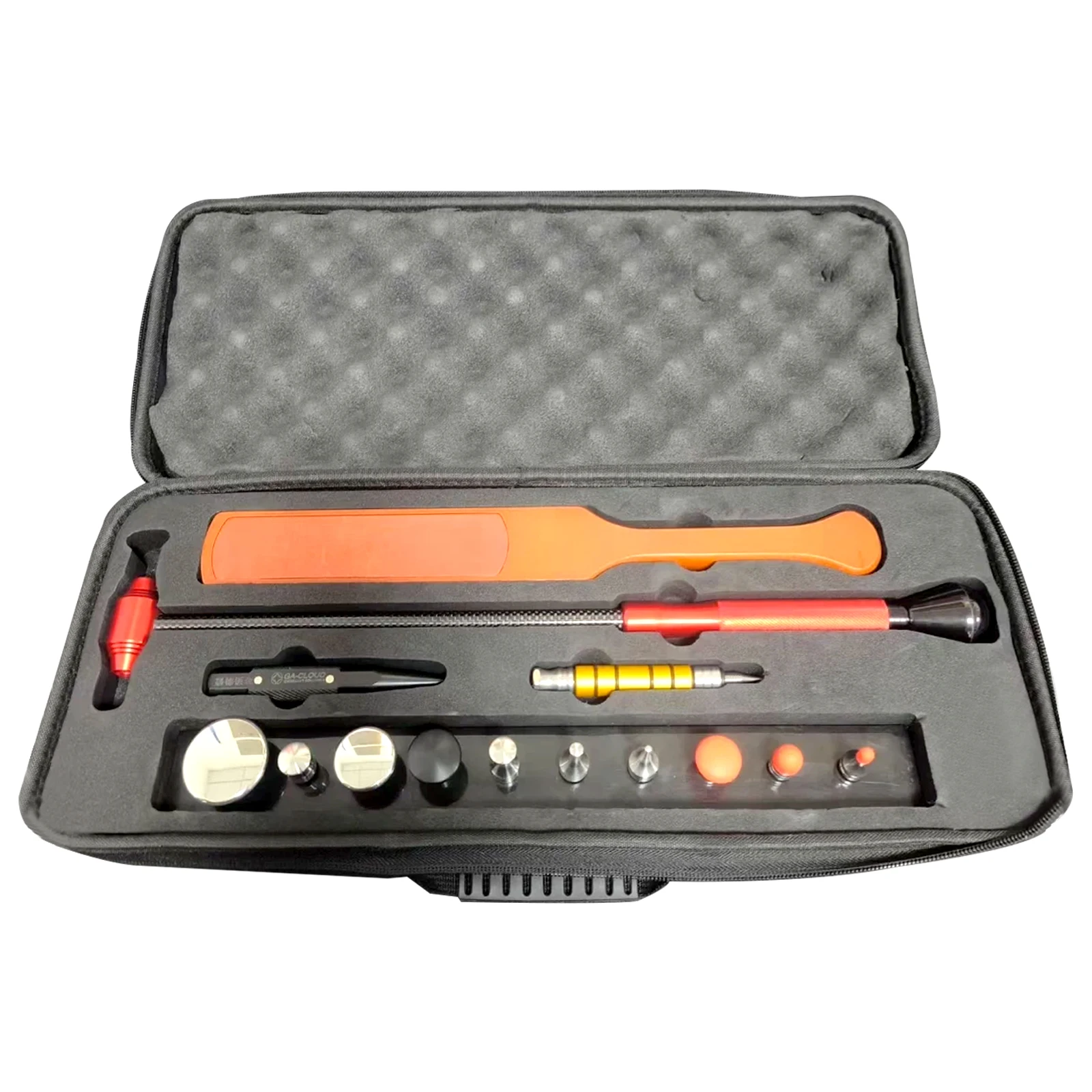 Dent Repair Tool Kit, Multi-Head Leveling Hammer, Paintless Dent Repair Hand Tool for Removal Hail