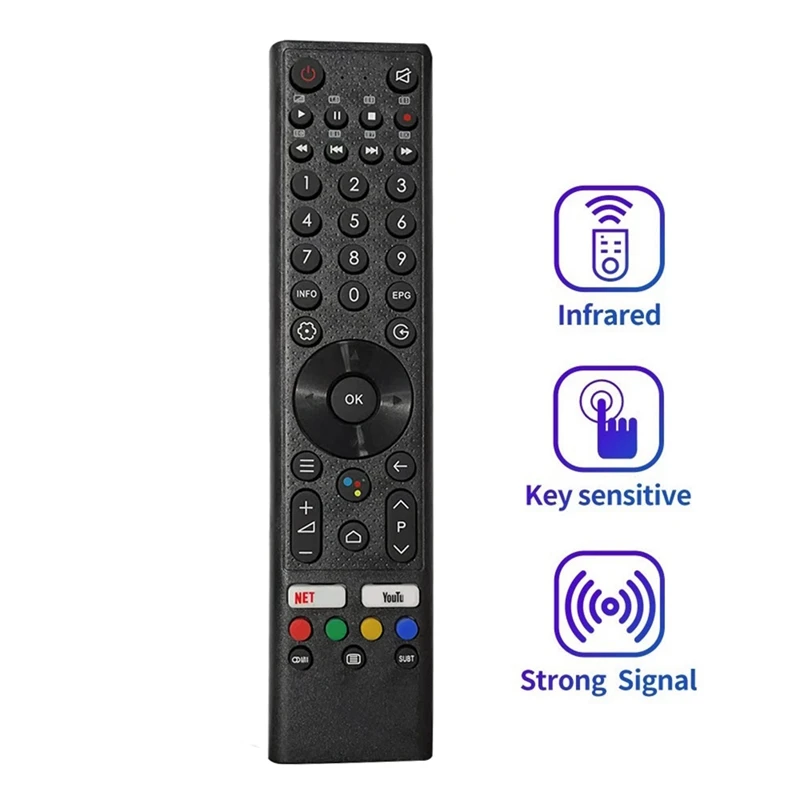 Replace Remote Control For CHIQ/Pilot PQ55CH PQ65CH PQ-55CH PQ-65CH Smart LED HDTV TV Remote Control