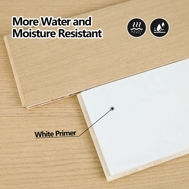 أرضيات من الخشب الصلب مصنوعة من خشب البلوط الداكن ومقاومة للماء ومتينة ومقاومة للخدش 24.49 قدم مربع 20 عبوة #4