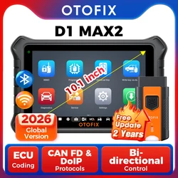 OTOFIX D1 Max2 Diagnostic Scanner Bi-Directional Bluetooth Scan Tool ECU Coding OBD2 Diagnostics Tools 2 Year Free Update