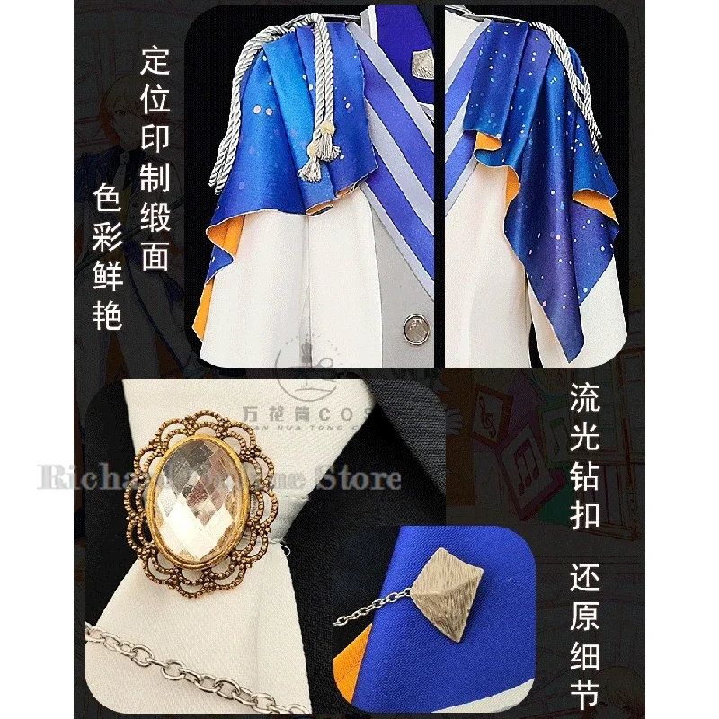 Tenma Tsukasa Cosplay Costume pour hommes, perruque, projet de jeu, Sekai, pays des merveilles, imbibé de temps d'exposition, fête d'Halloween, nouveaux vêtements, 2024