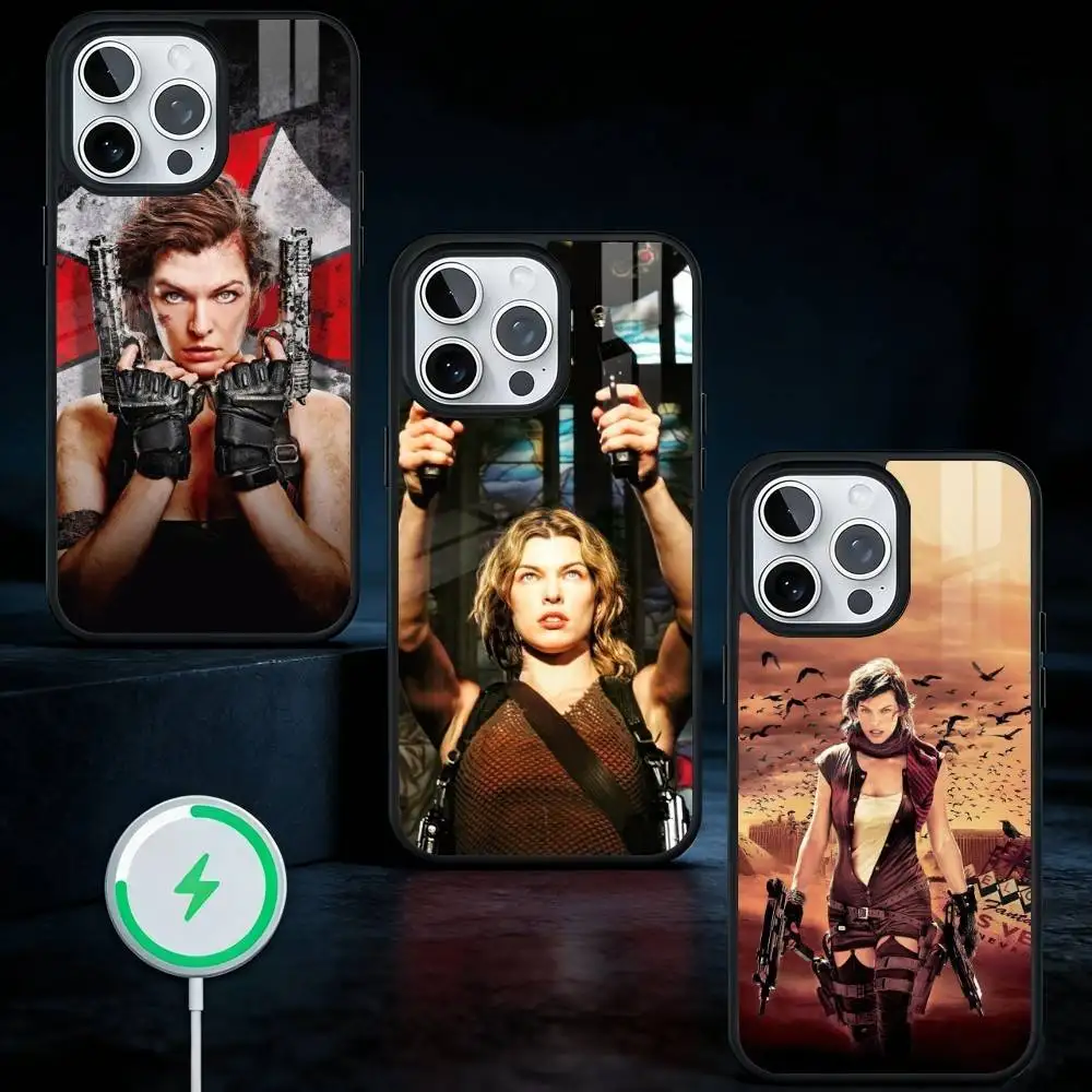 

Movie R-Resident E-Evil Phone Case For iPhone17,16,15,14,13 Plus,Pro Max Magnetic For Magsafe Wireless Charging