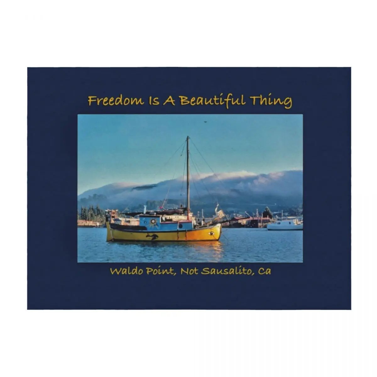 

Freedom Is Beautiful Thing Throw Blanket Luxury Designer heavy to sleep Bed linens For Decorative Sofa Blankets