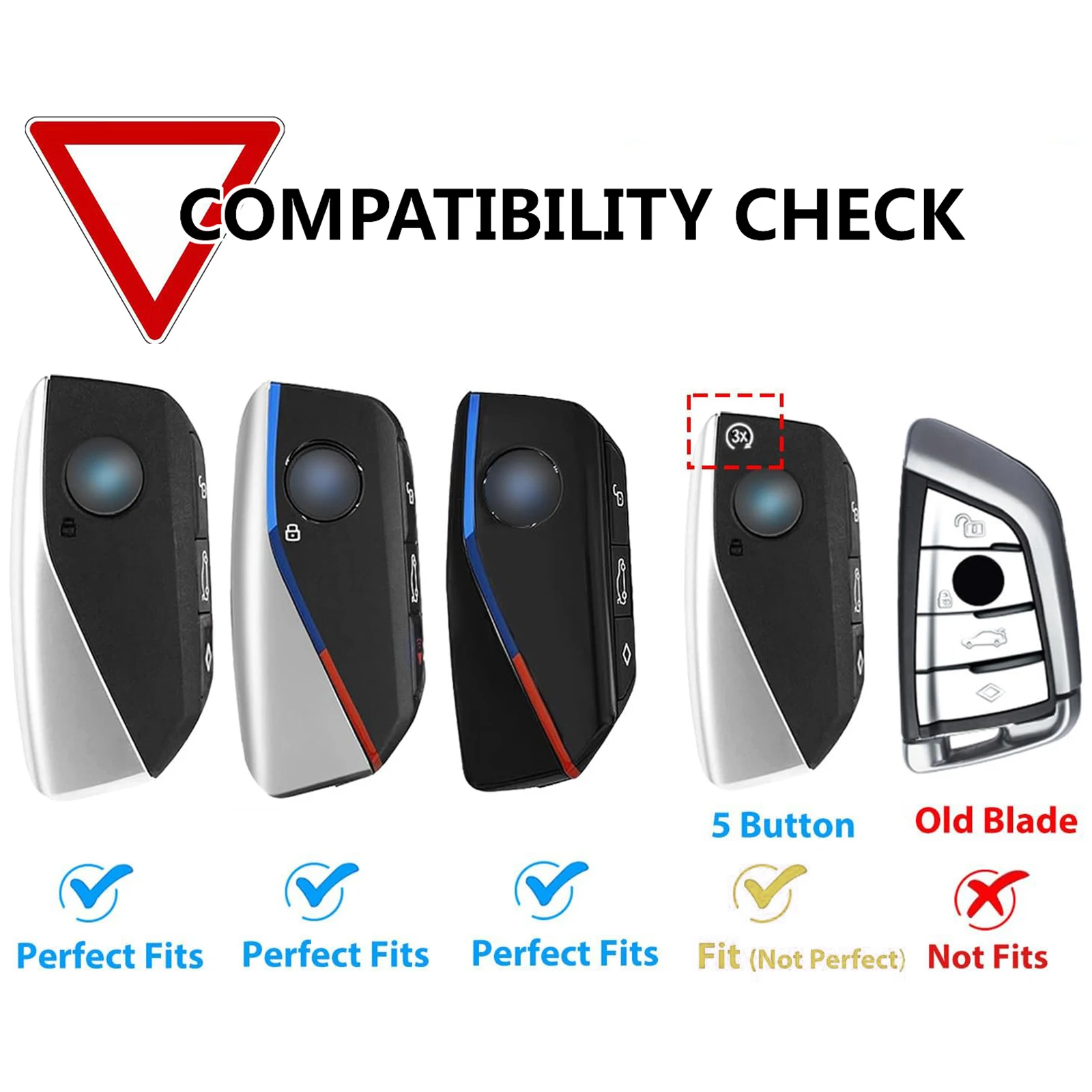 Car Carbon Fiber Remote Key Fob Holder Shell Protect Case Cover For BMW IX I5 I7 XM X1 X5 X6 X7 3 5 7 Series 740 2023 2024 2025